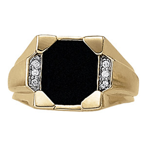 GENTS RING ONYX