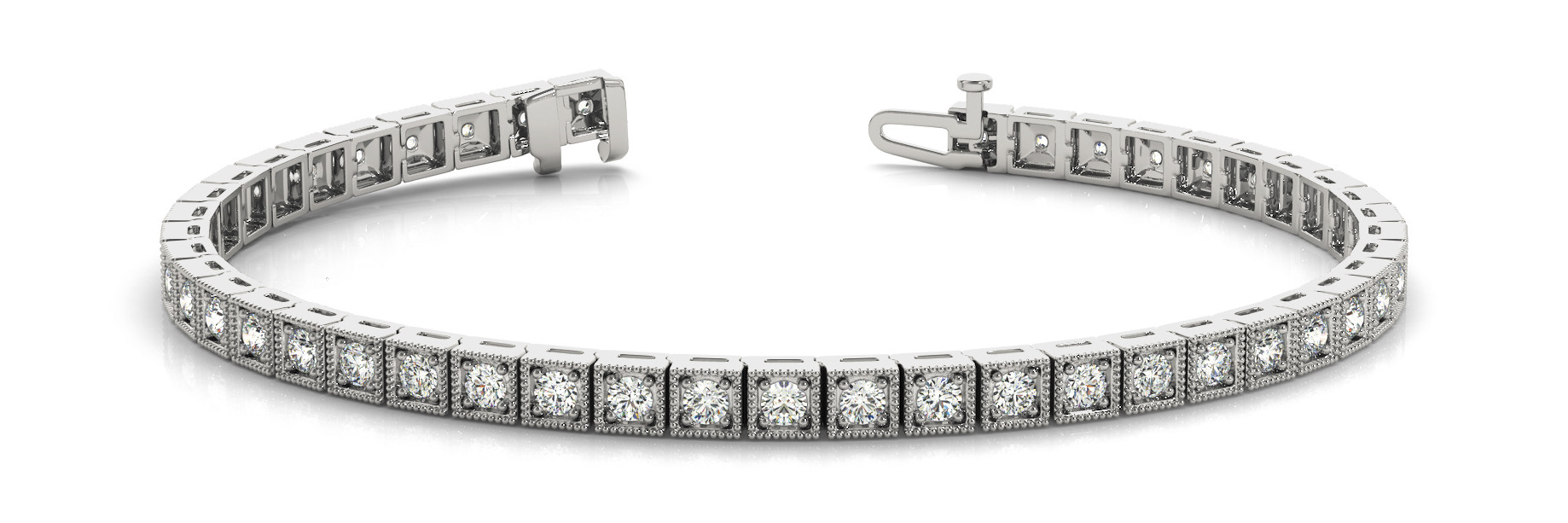 Bracelet In Line Prong Set