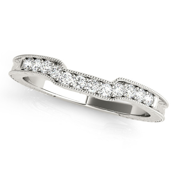 WEDDING BANDS CURVED BANDS