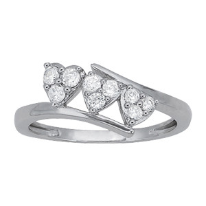 DIAMOND FASHION HEART RINGS