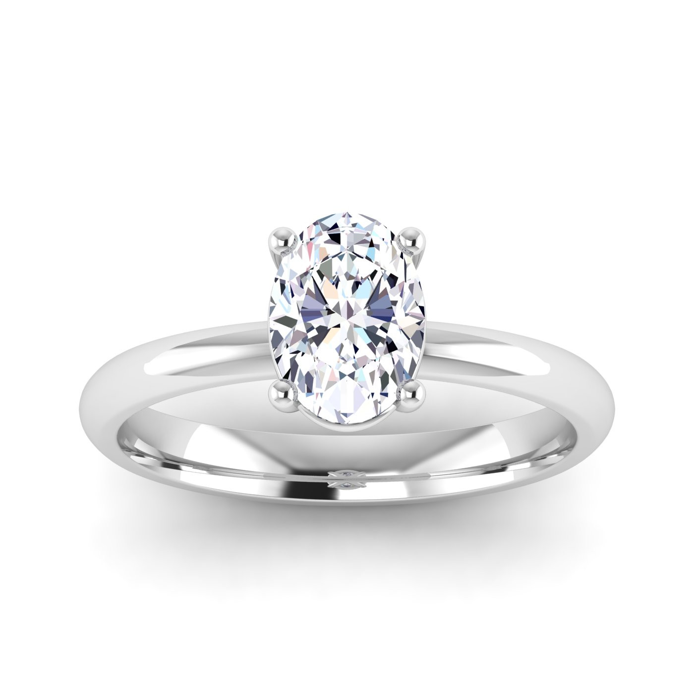 1CT LAB  OV SOLITAIRE RING