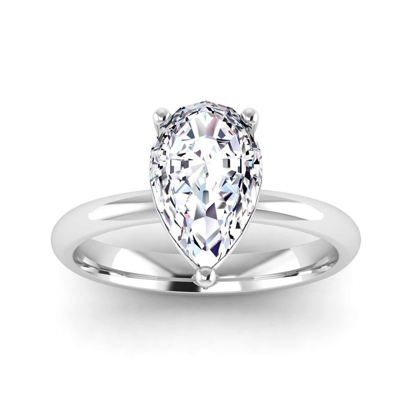 2CT LAB PS SOLITAIRE RING