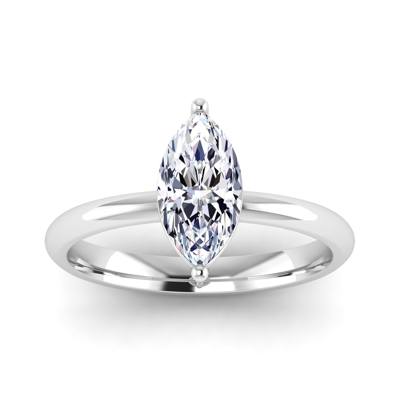 1CT LAB MQ SOLITAIRE RING