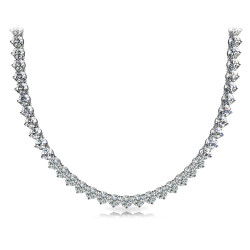 3 Prong Riviera Necklace