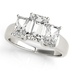 ENGAGEMENT RINGS 3 STONE OVAL
