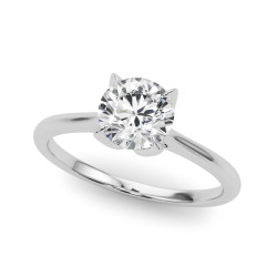 SOLITAIRE ROUND ENGAGMENT RING