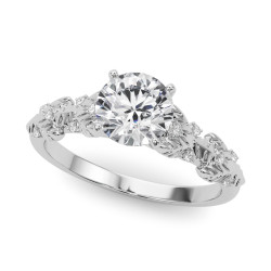 ENGAGMENT RING WITH PEG HEAD