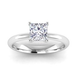 1/2CT LAB  PC SOLITAIRE RING